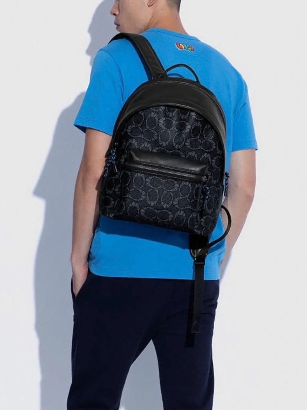 COACH X Michael B Jordan Charter Backpack In Mummified Signature Canvas C6926